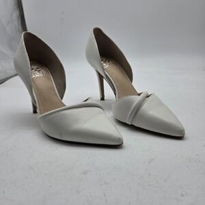 Vince Camuto Shoes Womens Size 7 White VP-ADELLA D'Orsay Stiletto Pumps Heels